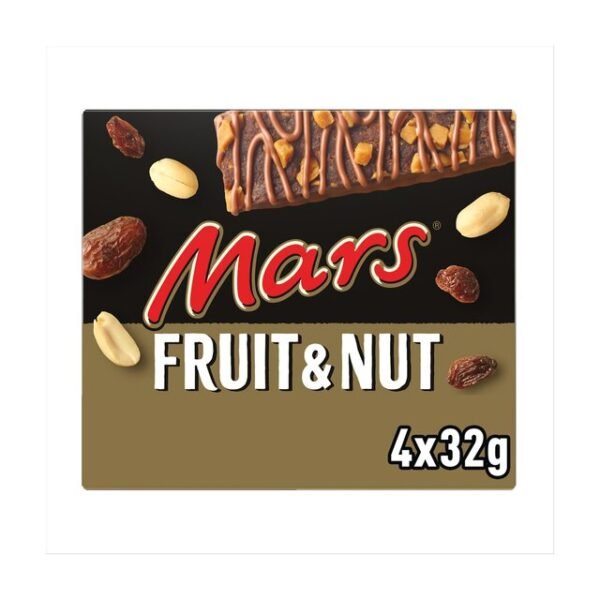 Mars Triple Treat Fruit & Nut Snack Bars Multipack – 4 x 32g