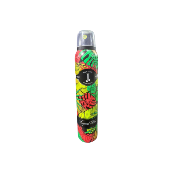 J. Tropical Bliss Body Spray 200ml – Exotic, Fruity & Refreshing Fragrance for Women