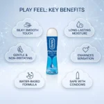 Durex Play Feel Lube 50ml – Smooth Water-Based Intimate Personal Lubricant Gel (Imported) - Image 3