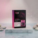 Feel Vibrating Butterfly Ring – Powerful Wireless Intimate Stimulator Ring with Easy Button Control for Couples (Imported) - Image 2