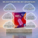 Durex Play Delight Finger Fun Ride & Tease Pleasure Touch Sleeve – Textured Finger Stimulator Accessory (Imported) - Image 3