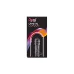 Feel Crystal Reusable Condom Sleeve – Ultra-Soft Textured Reusable Washable Silicone Sleeve for Enhanced Stimulation (Imported)