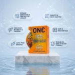ONE Super Studs Condoms 3 Pack – Extra Large Studs Sensatex Ultra Soft Lubricated Latex Condoms (Imported) - Image 3