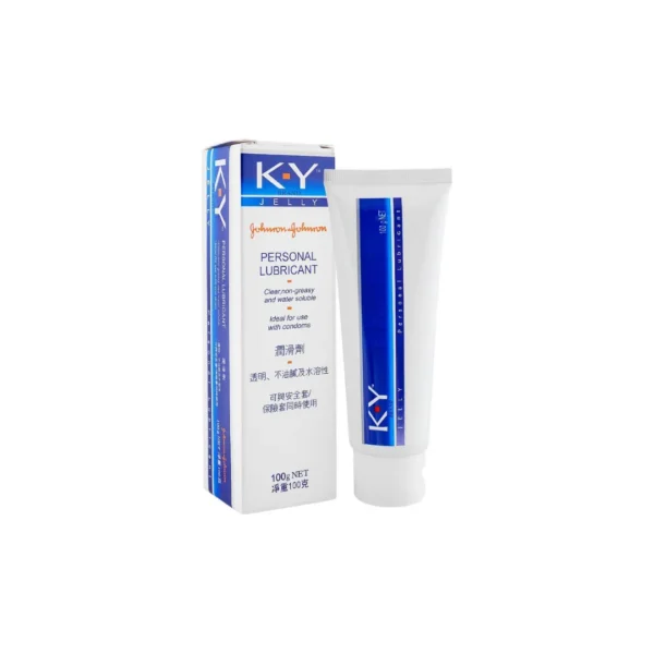 KY Jelly Personal Lubricant 100g – Clear Non-Greasy Water-Based Intimate Lubricant Gel (Imported)