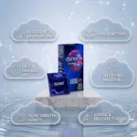 Durex Perfect Gliss Large Breed Gross 10 Pack – Extra Lubricated Long-Lasting Silicone Lube Large Fit Latex Condoms (Imported) - Image 3