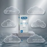 Durex Invisible Extra Thin Condoms 12 Pack – Ultra Thin High Sensitivity Natural Rubber Latex Condoms (Imported) - Image 3