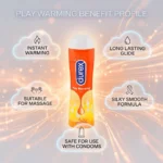 Durex Play Warming Lube 100ml – Gentle Water-Based Intimate Warming Lubricant Gel (Imported) - Image 3