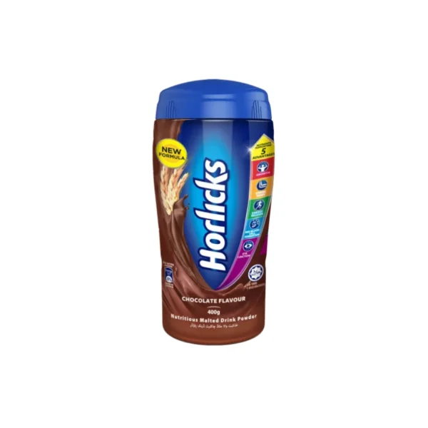 Horlicks Chocolate Delight Health Drink 400g Jar – Rich Malty Flavor