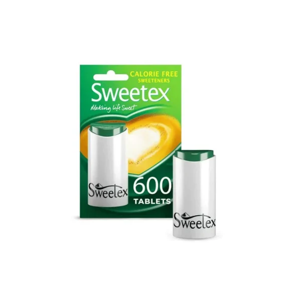 Sweetex Calorie-Free Sweetener – 600 Tablets Dispenser Pack