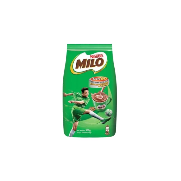 Nestle Milo Activ-Go Chocolate Malt Drink 300g Pouch – Refill Pack
