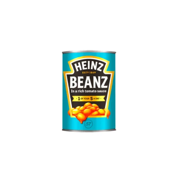 Heinz Baked Beanz in Rich Tomato Sauce 415g Tin – High Protein & Fiber