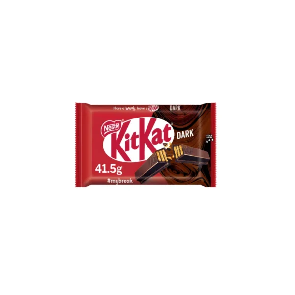 Nestlé KitKat Dark 4-Finger Chocolate Bar 41.5g – 70% Dark Cocoa