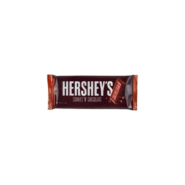 Hershey's Cookies 'n' Chocolate Bar 40g – Milk Chocolate with Crunchy Cookie Bits