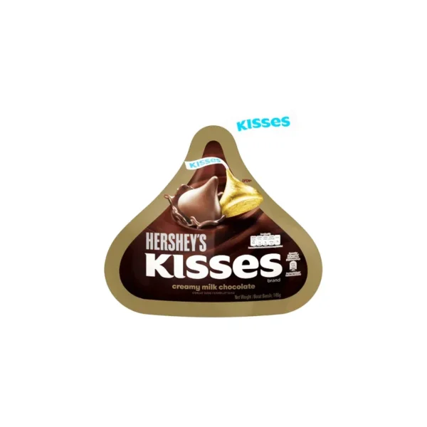 Hershey's Kisses Creamy Milk Chocolate Pouch 146g – Individually Wrapped