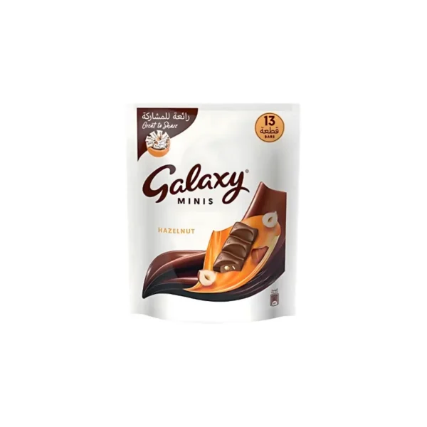 Galaxy Minis Smooth Milk Chocolate Pouch 162.5g – 13 Individually Wrapped Bars