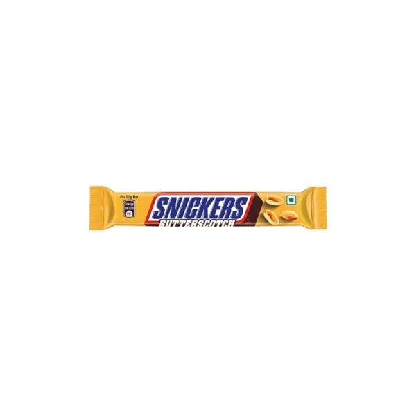Snickers Butterscotch Flavor Chocolate Bar 22g – With Butterscotch-Infused Nougat