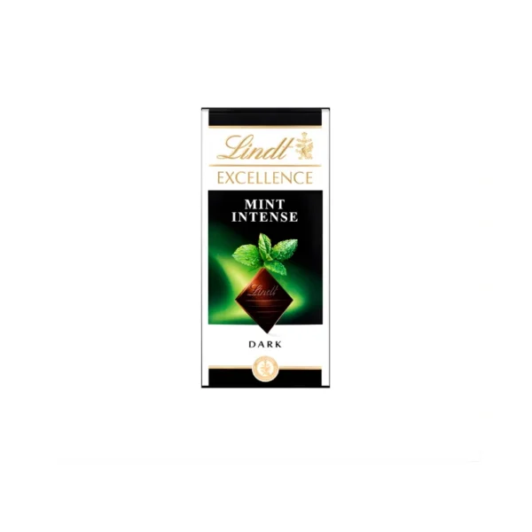 Lindt Excellence Mint Intense Dark Chocolate 100g – Refreshing & Silky Smooth