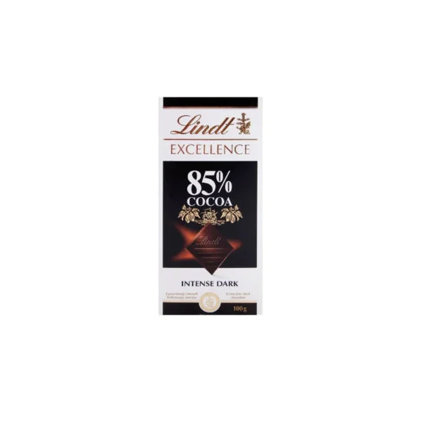 Lindt Excellence 85% Cocoa Dark Intense 100g – Bold, Robust & Full-Bodied
