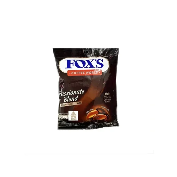 Fox’s Crystal Clear Coffee Blend Candy 90g – Espresso & Macchiato Flavors