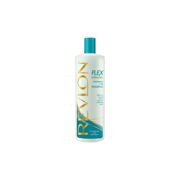 Revlon Flex Nourishing Care Shampoo 592ml – Advanced Hydration with Silk Protein