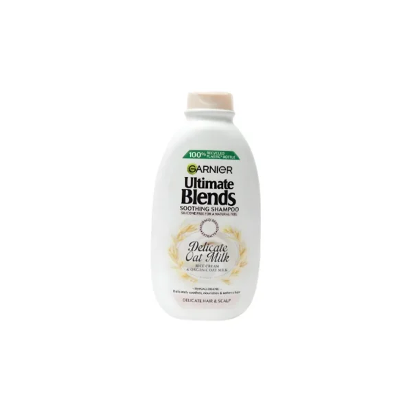 Garnier Ultimate Blends Delicate Oat Milk Shampoo 400ml – Soothing Care for Sensitive Scalp & Fragile Hair