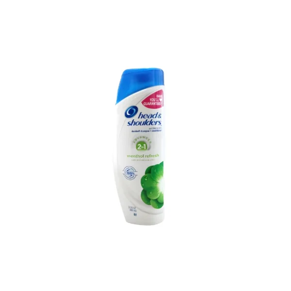 Head & Shoulders Menthol Fresh Anti-Dandruff Shampoo 400ml – Instant Cooling Relief & 100% Dandruff Free (Imported)