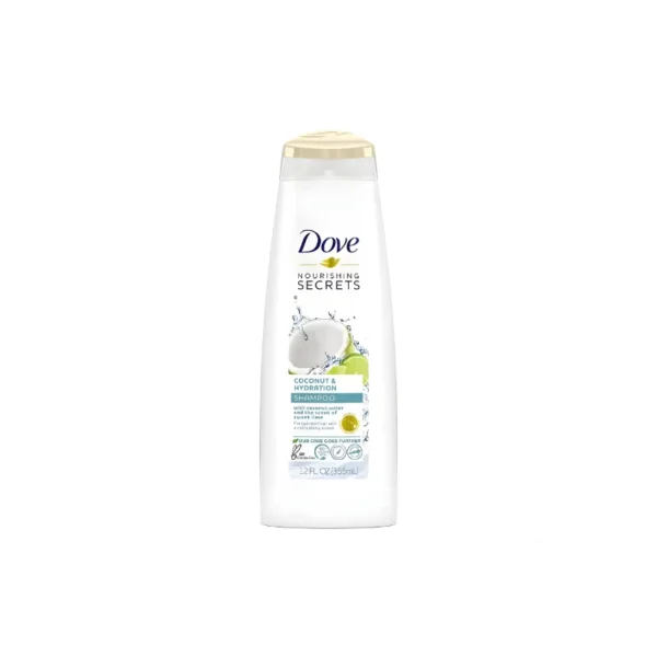 Dove Nourishing Secrets Coconut Hydration Shampoo 603ml – With Coconut Water & Sweet Lime for Dry Hair (Imported)
