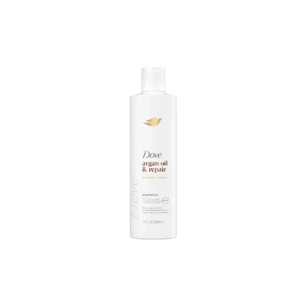 Dove Argan Oil & Repair Shampoo 355ml – Intensive Recovery with Moroccan Argan Oil for Damaged Hair (Imported)