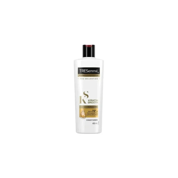 TRESemmé Keratin Smooth Conditioner 400ml – With Keratin & Marula Oil for 72-Hour Frizz Control (Imported)