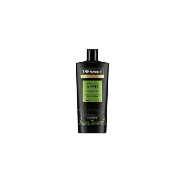 TRESemmé Flawless Waves Shampoo 685ml – With Coconut Oil for Soft, Defined & Frizz-Free Waves (Imported)
