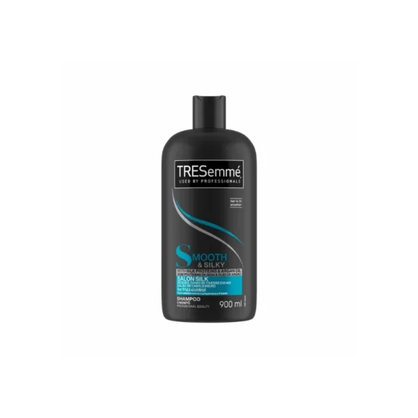 TRESemmé Smooth & Silky Shampoo 900ml – With Silk Proteins & Argan Oil for 48-Hour Frizz Control (Imported)