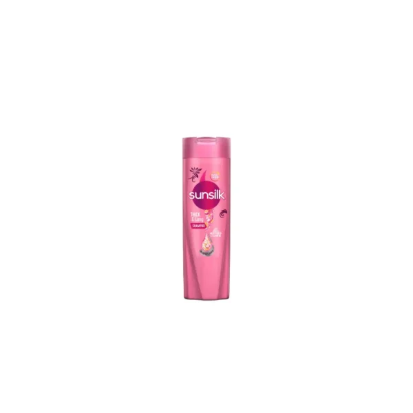 Sunsilk Healthier & Long Shampoo 320ml – With Biotin & Aloe Vera for 2x Thicker-Looking Hair (Thailand Imported)
