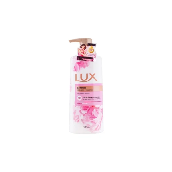 Lux Soft Rose Body Wash (500ml) – French Rose & Almond Oil Infusion | For Silky Soft Glowing Skin | Long-Lasting Floral Scent | Best Price in Pakistan | DailyStore.pk