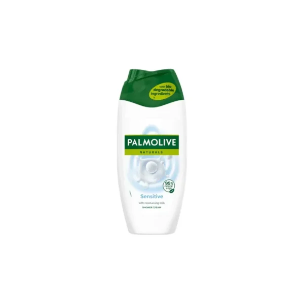 Palmolive Naturals Sensitive Skin Shower Milk 250ml – With Plant-Based Milk & Vitamin E (Imported)
