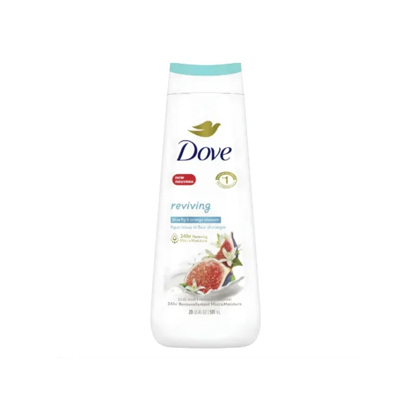 Dove Reviving Body Wash 591ml – With Pomegranate & Hibiscus Tea for Energized, Healthy Skin (USA Imported)
