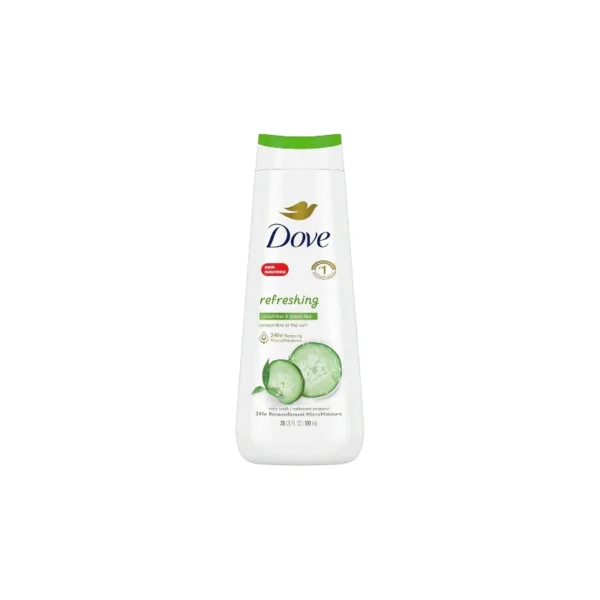 Dove Refreshing Body Wash 591ml – With Cucumber & Green Tea for Instant Cooling Hydration (USA Imported)