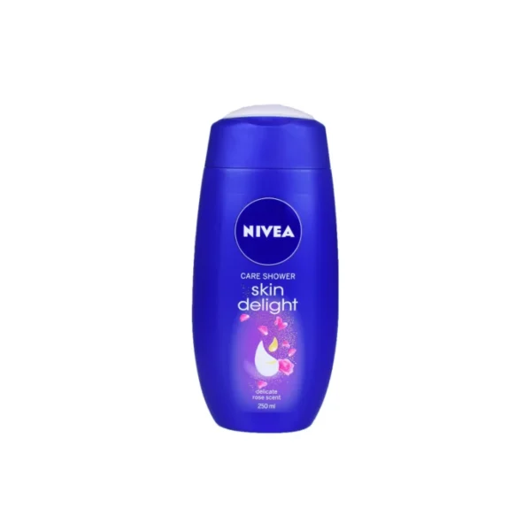 Nivea Skin Delight Oil-Infused Care Shower 250ml – Delicate Rose Scent & Precious Almond Oil (Imported)