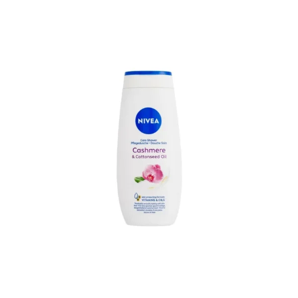 Nivea Cashmere & Cotton Seed Oil Care Shower 250ml – With Orchid Scent & Deep Nourishing Care (Imported)