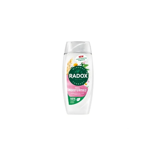 Radox Mineral Therapy Feel Moisturised Shower Gel 225ml – With Chamomile & Jojoba Oil for Silky Soft Skin (Imported)