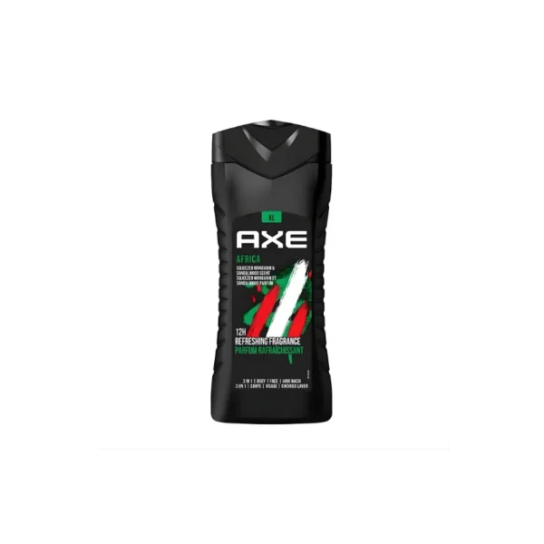 Axe Africa Body Wash 400ml – With Squeezed Mandarin & Sandalwood Scent for 12-Hour Refreshing Fragrance (Imported)