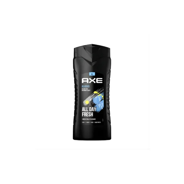 Axe Alaska Body Wash 400ml – With Arctic Mint & Cool Ocean Scent for 12-Hour Freshness (Imported)