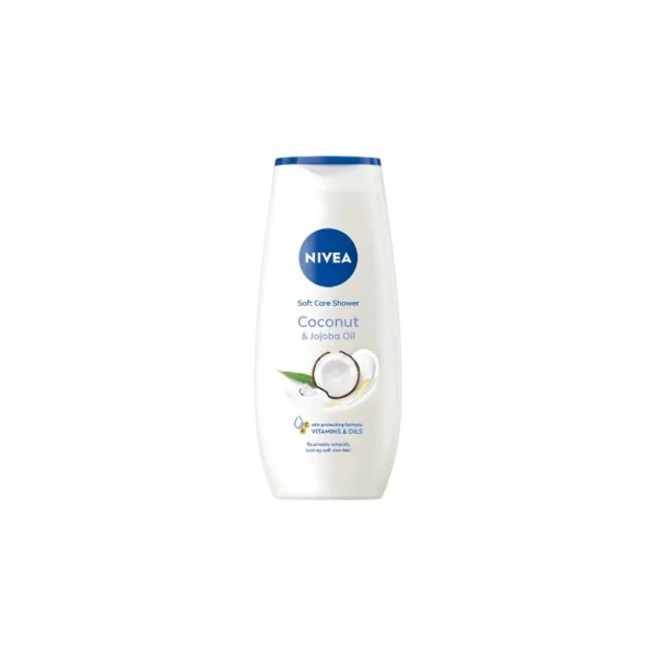Nivea Coconut & Jojoba Oil Care Shower 250ml – Tropical Scent & Deep Moisturizing Care (Imported)