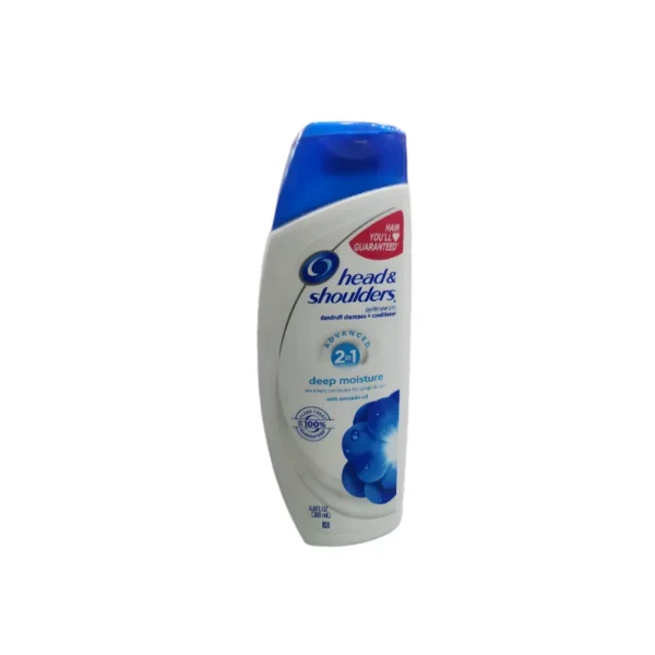 Head & Shoulders Deep Moisture 2-in-1 Anti-Dandruff Shampoo & Conditioner 400ml – For Dry Hair & Scalp (Imported)