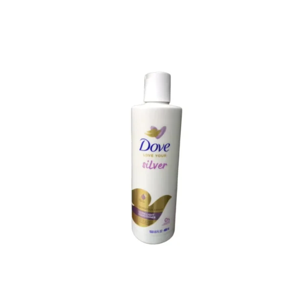 Dove Hair Therapy Love Your Silver Gorgeous Grays Ultra-Light Conditioner 400ml – US Variant with Biotin Complex & Purple Pigment (Imported)