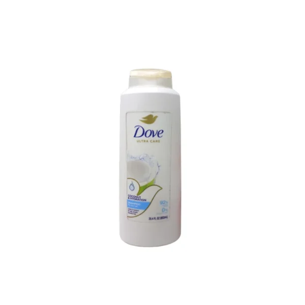 Dove Nourishing Secrets Coconut & Hydration Shampoo 603ml Pump – USA Edition for Weightless Moisture & Refreshment (Imported)