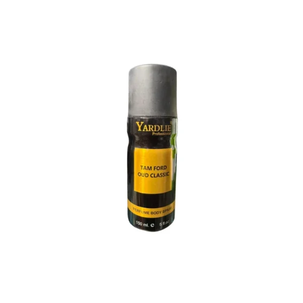 Yardlie Professional Tam Ford Oud Classic Perfume Body Spray 150ml – Luxury Deep Woody & Unisex Fragrance