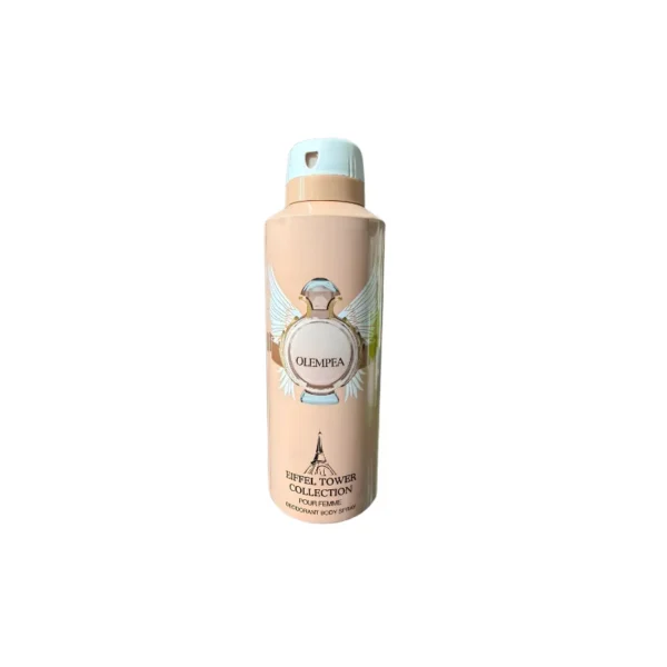 Eiffel Tower Collection Olympia Body Spray 200ml – Divine, Salty-Vanilla & Floral Fragrance for Women