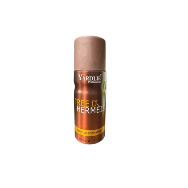 Yardlie Professional Tree D'Hermeis Body Spray 150ml – Natural Woody & Earthy Fragrance for Men