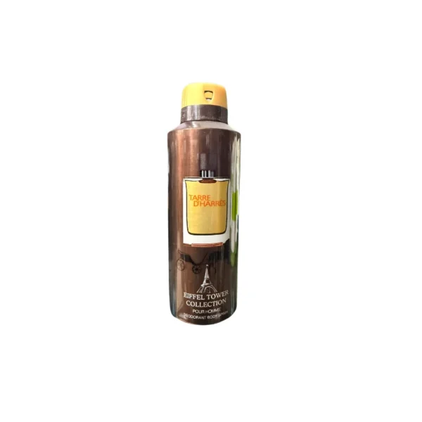 Eiffel Tower Collection Tarre Dharres Body Spray 200ml – Natural Woody & Earthy Fragrance for Men