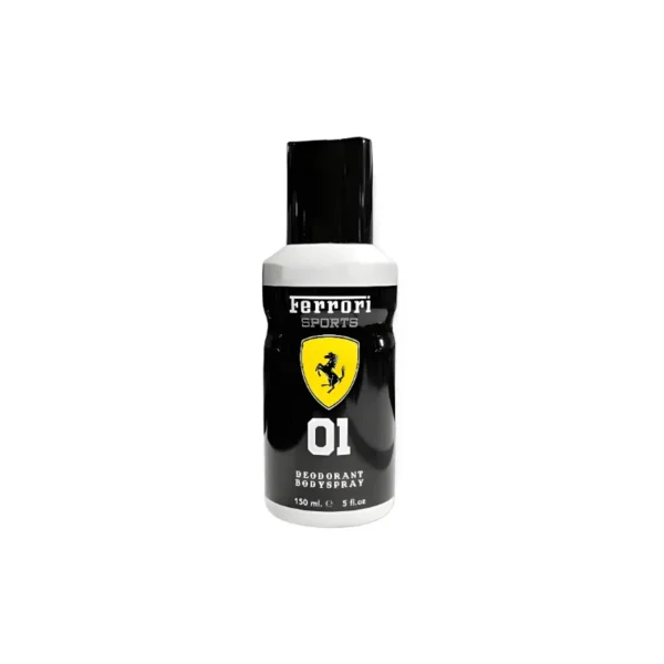 Ferrari Sports 01 Deodorant Body Spray 150ml – Dynamic, Fresh & Energetic Fragrance for Men